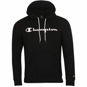 Champion FALL POLY FLEECE HOODED SWEATSHIRT Pánska mikina, čierna, veľkosť L