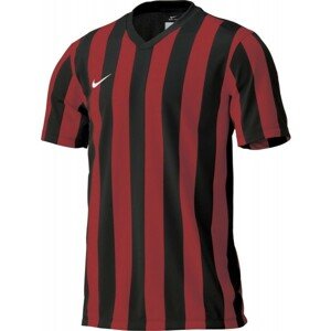 Nike STRIPED DIVISION JERSEY YOUTH Detský futbalový dres, vínová, veľkosť L