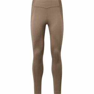 Reebok YOGA HR RIB TIGHT Dámske legíny, béžová, veľkosť XL