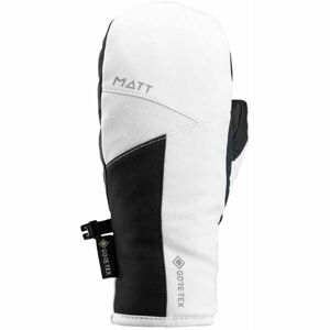 Matt SHASTA GORE-TEX MITTENS Dámske lyžiarske rukavice, biela, veľkosť XS