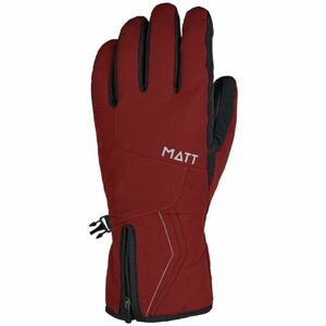 Matt ANAYET GLOVES Dámske lyžiarske rukavice, červená, veľkosť L
