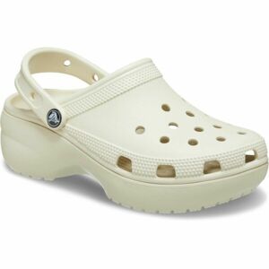 Crocs CLASSIC PLATFORM CLOG W  Dámska nazúvacia obuv, béžová, veľkosť 41/42