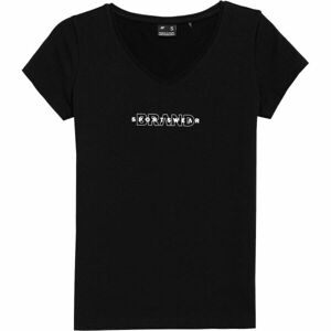 4F TSHIRT W Dámske tričko, čierna, veľkosť XL