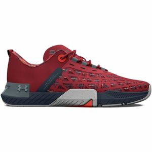 Under Armour TRIBASE REIGN 5 Q1 Pánska tréningová obuv, červená, veľkosť 42