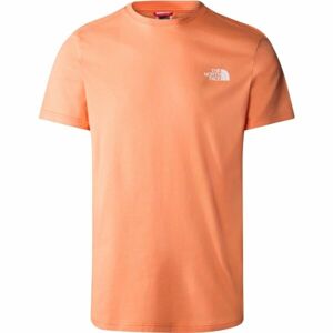 The North Face Pánske tričko s krátkym rukávom Pánske tričko s krátkym rukávom, oranžová, veľkosť L