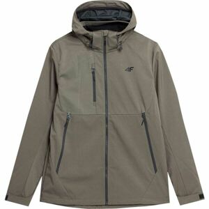 4F MEN´S JACKET SOFTSHELL Pánska softshellová bunda, khaki, veľkosť L