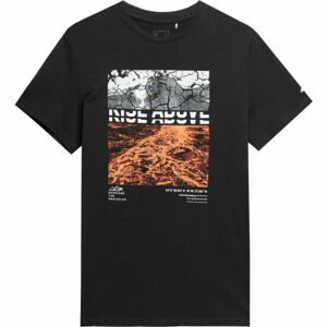 4F MEN´S T-SHIRT Pánske tričko, čierna, veľkosť