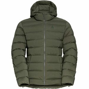 Odlo ASCENT N-THERMIC HOODED INSULATED JACKET Pánska bunda, tmavo sivá, veľkosť L