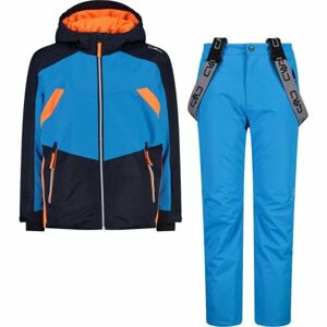 CMP KID SET JACKET AND PANT Chlapčenský lyžiarsky komplet, čierna, veľkosť 140