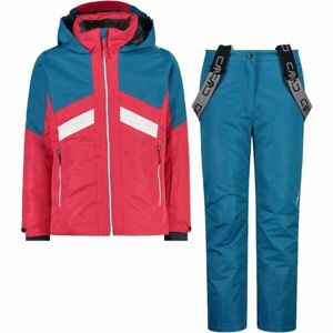 CMP KID G SET JACKET AND PANT Dievčenský lyžiarsky komplet, modrá, veľkosť 116