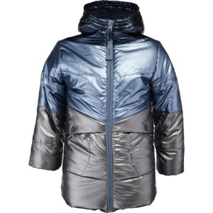 NAX FEREGO Dievčenský zimný kabát, svetlo zelená, veľkosť 128-134