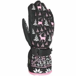 Level JUNIOR Detské rukavice, čierna, veľkosť 3
