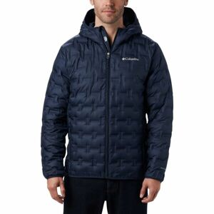 Columbia DELTA RIDGE DOWN HOODED JACKET Pánska zimná bunda, tmavo modrá, veľkosť XL