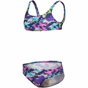 Arena TIE AND DYE BIKINI TOP Dievčenské dvojdielne plavky, mix, veľkosť