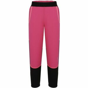 Loap URAFNEX Detské softshellové nohavice, ružová, veľkosť 122/128