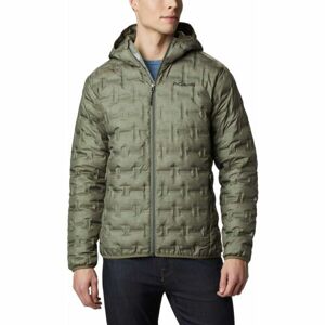 Columbia DELTA RIDGE DOWN HOODED JACKET Pánska zimná bunda, zelená, veľkosť L