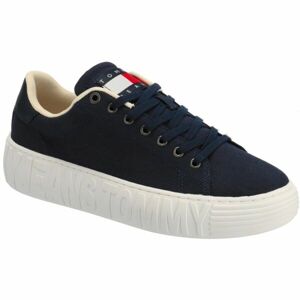 Tommy Hilfiger TOMMY JEANS CANVAS OUTSOLE Pánske nízke tenisky, tmavo modrá, veľkosť 41