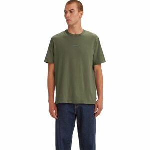 Levi's SS RELAXED FIT TEE BW TAPE Pánske tričko, khaki, veľkosť XL