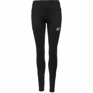 Lotto RUNNING LEGGINGS Pánske bežecké legíny, čierna, veľkosť L