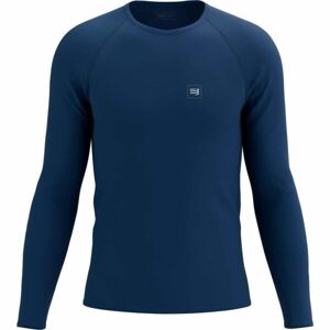 Compressport Pánske tréningové tričko s dlhým rukávom Pánske tréningové tričko s dlhým rukávom, modrá, veľkosť L