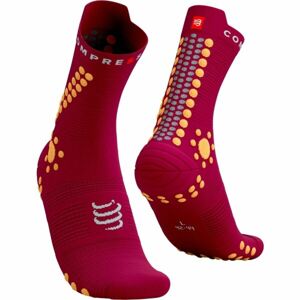 Compressport Bežecké ponožky Bežecké ponožky, červená, veľkosť T3