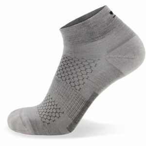 MONS ROYALE ATLAS MERINO ANKLE Športové merino ponožky, sivá, veľkosť M