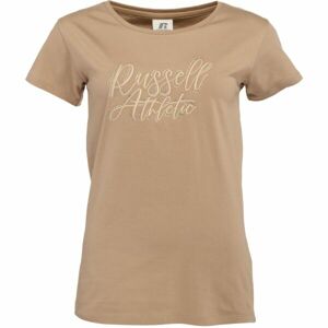 Russell Athletic TEE SHIRT W Dámske tričko, béžová, veľkosť XS