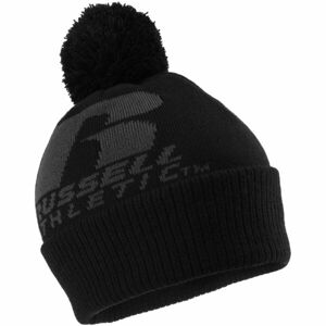 Russell Athletic WINTER POMPOM HAT Pánska zimná čiapka, čierna, veľkosť UNI