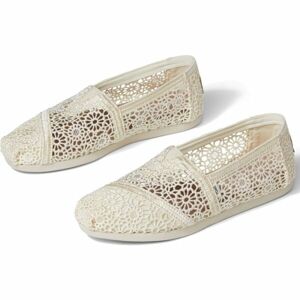 TOMS MOROCCAN CROCHET WM ALPR Dámske espadrilky, béžová, veľkosť 36