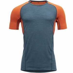 Devold RUNNING MERINO 130 SHIRT MAN Pánske tričko, modrá, veľkosť L