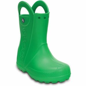 Crocs HANDLE IT RAIN BOOT KIDS Detské gumáky, zelená, veľkosť 33/34