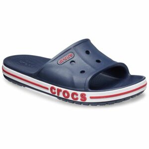 Crocs BAYABAND SLIDE Unisex šľapky, tmavo modrá, veľkosť 42/43