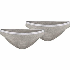 Calvin Klein BIKINI 2PK Dámske nohavičky, sivá, veľkosť XL