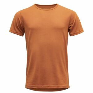 Devold BREEZE MERINO 150 T-SHIRT Pánske tričko, oranžová, veľkosť