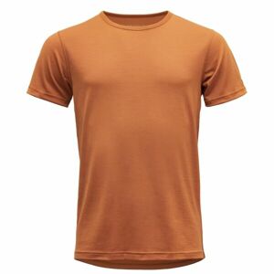 Devold BREEZE MERINO 150 T-SHIRT Pánske tričko, oranžová, veľkosť S