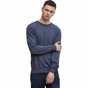 BLEND BHNOLEN PULLOVER Pánsky sveter, tmavo modrá, veľkosť L