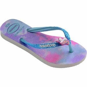 HAVAIANAS KIDS SLIM GLITTER TRENDY Dievčenské žabky, fialová, veľkosť 33/34