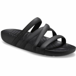 Crocs SPLASH STRAPPY Dámske šľapky, čierna, veľkosť 39/40