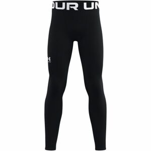 Under Armour COLDGEAR® LEGGINS Chlapčenské legíny, čierna, veľkosť XL