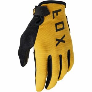 Fox RANGER GEL Cyklistická rukavice, žltá, veľkosť L