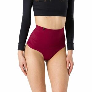 GOLDBEE SHAPEWEAR SWIMWEAR BOTTOMS Dámske sťahovacie plavecké nohavičky, vínová, veľkosť