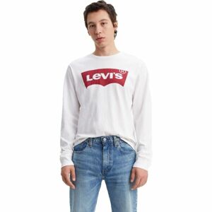 Levi's LS STD GRAPHIC TEE Pánske tričko s dlhým rukávom, biela, veľkosť L