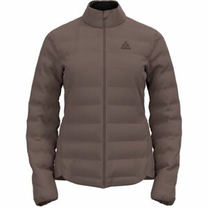 Odlo ASCENT N-THERMIC HYBRID INSULATED JACKET Dámska hybridná bunda, hnedá, veľkosť XS