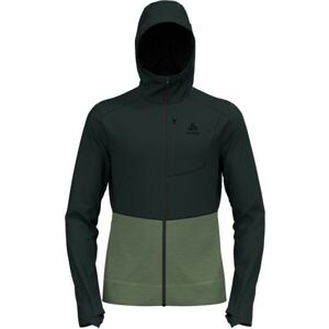 Odlo PERFORMANCE WOOL X-WARM HOODY Pánska mikina, čierna, veľkosť L