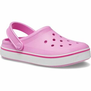 Crocs OFF COURT CLOG K Dievčenská detská nazúvacia obuv, ružová, veľkosť 28/29