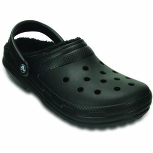 Crocs CLASSIC FUZZ LINED CLOG Unisex nazúvacia obuv, čierna, veľkosť 36/37