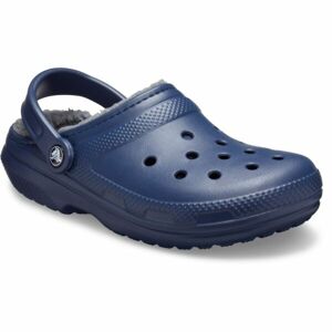 Crocs CLASSIC FUZZ LINED CLOG Unisex nazúvacia obuv, tmavo modrá, veľkosť 36/37