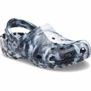 Crocs CLASSIC MARBLED CLOG Unisex nazúvacia obuv, čierna, veľkosť 37/38