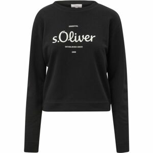 s.Oliver RL SWEATSHIRT Mikina, čierna, veľkosť 34