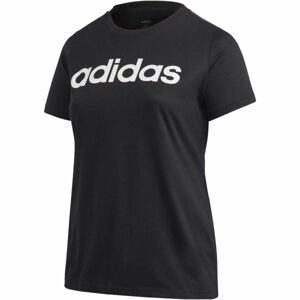 adidas E LIN S T INC Dámske tričko, čierna, veľkosť 2x